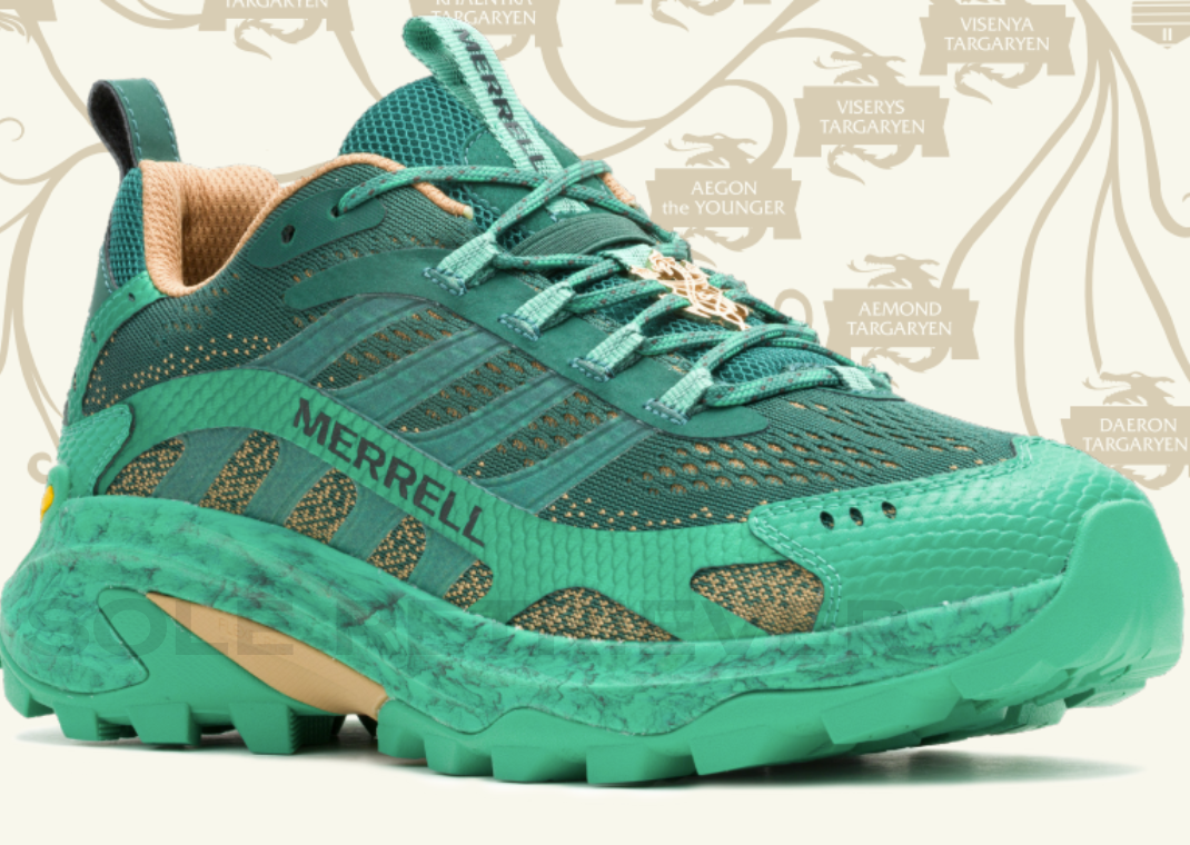 House of the Dragon x Merrell Moab Speed 2 House Hightower Angle