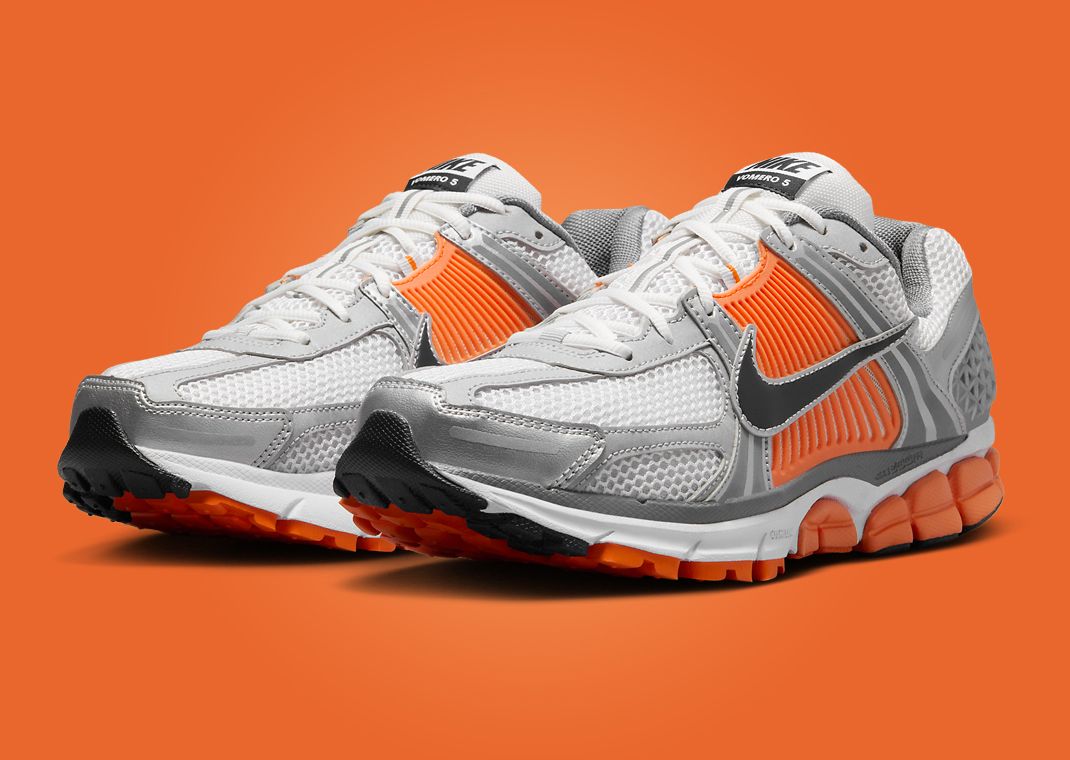 The Nike Zoom Vomero 5 Platinum Tint Safety Orange Releases Spring 2024