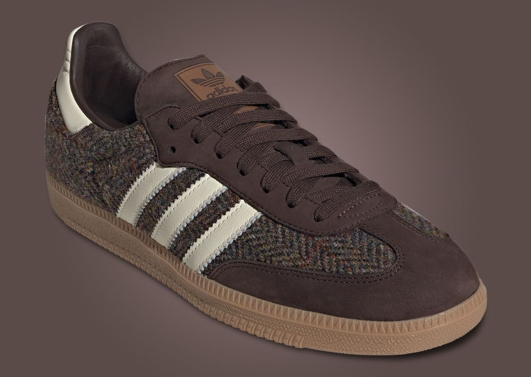 adidas Samba サンバ　Fox Tweed \"Dark Brown\" Samba Fox 'Dark Brown' - Adidas - H04942 - dark brown/off