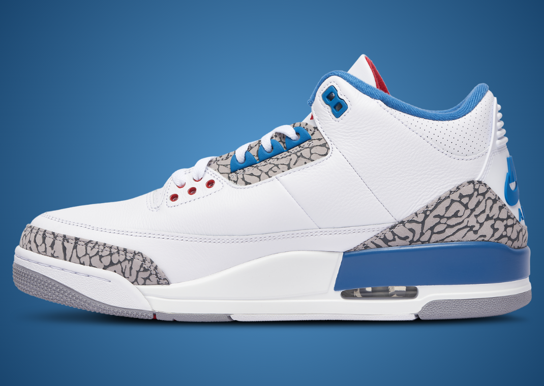 Air Jordan 3 Retro True Blue - Medial