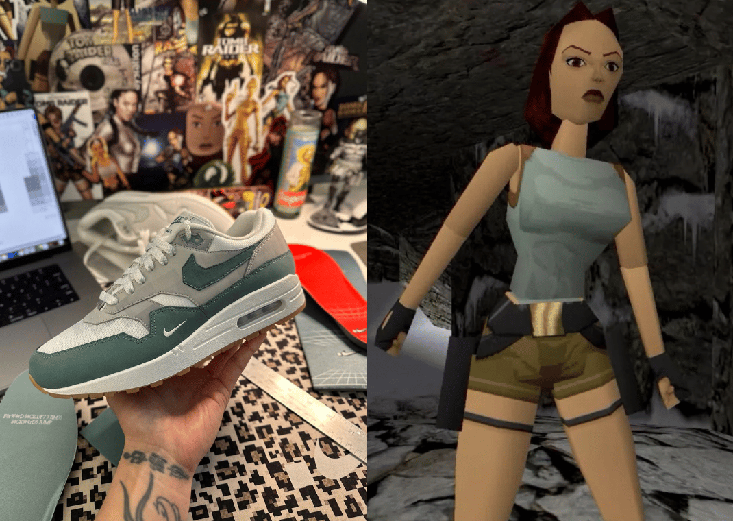 .SWOOSH x Nike Air Max 1 Poly Adventure Tomb Raider