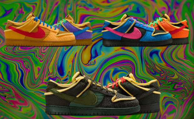 The Cactus Plant Flea Market x Nike Swamp Sponge Dunk Pack Releases September 2025
