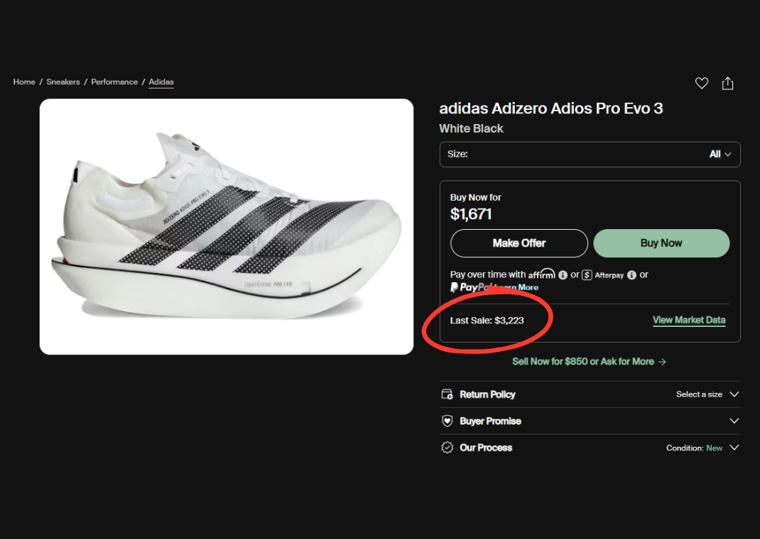 adidas Adizero Adios Pro Evo 3