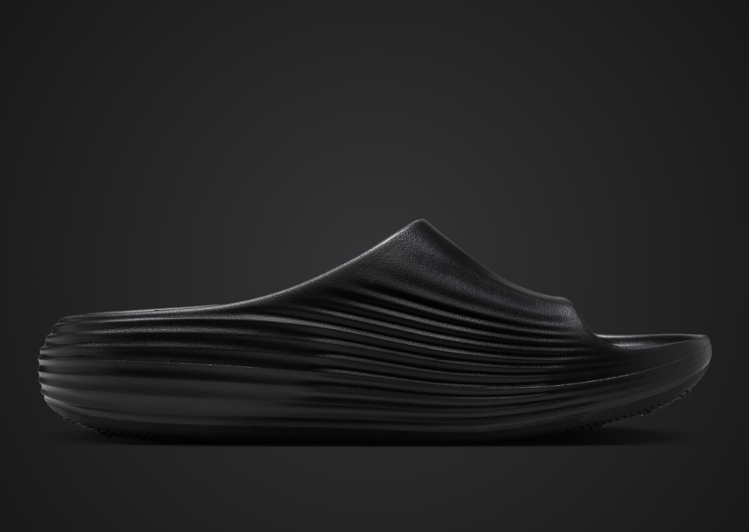 Nike ReactX Rejuven8 Slide Black Medial