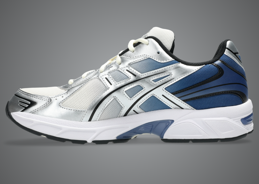 Asics Gel-1130 Blue Metallic Silver Medial