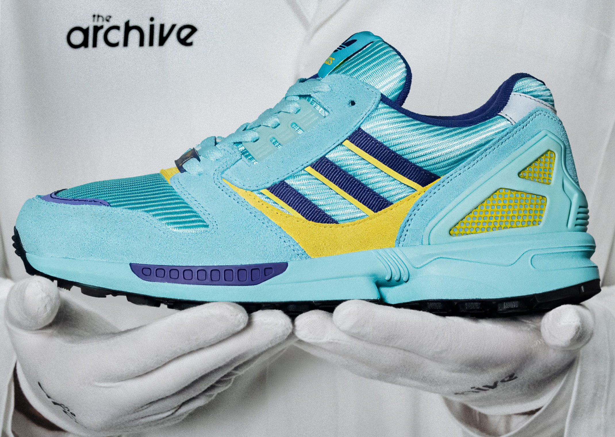 adidas ZX 8000 Archive Proto Aqua size? Exclusive - Medial