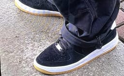This Black and Gum Nike SB Air Force 1 is Perfection in Soft Suede