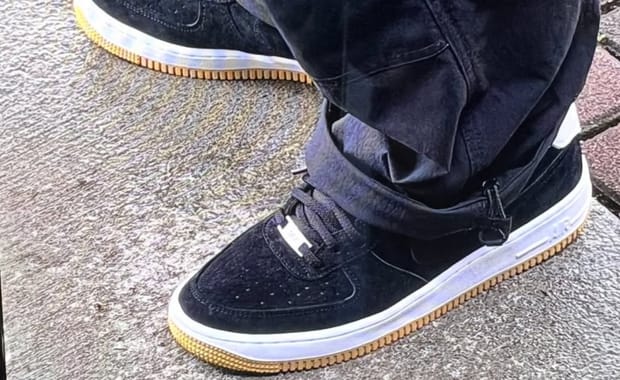 This Black and Gum Nike SB Air Force 1 is Perfection in Soft Suede