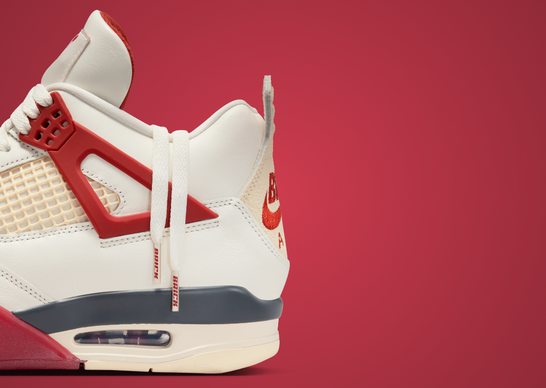 Nigel Sylvester x Air Jordan 4 Retro Brick After Brick - Heel Detail