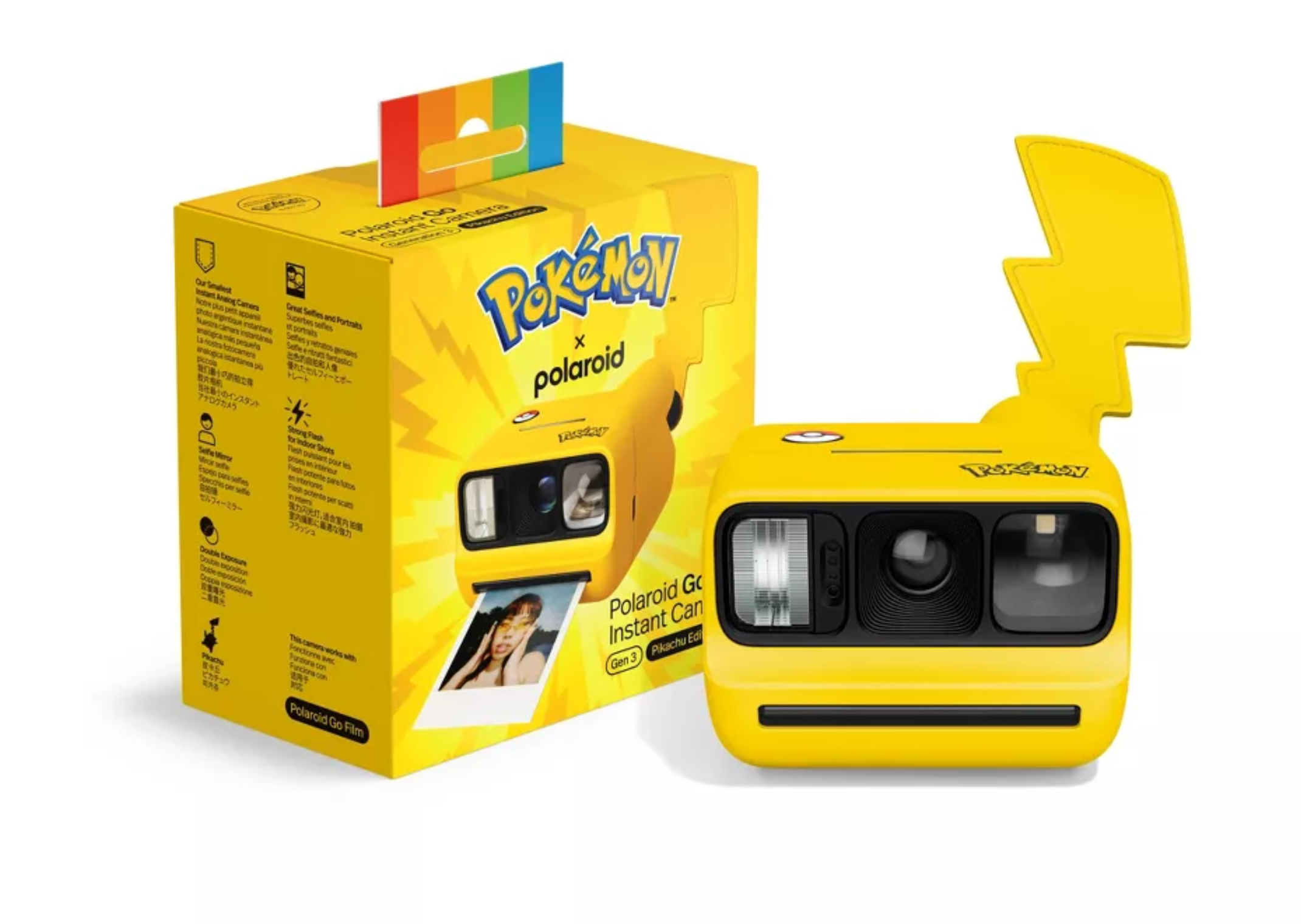 Pokémon x Polaroid Go Gen 3 Camera Pikachu