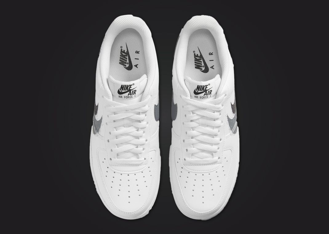 Spray Painted Nike Swooshes Dress This Air Force 1 Low