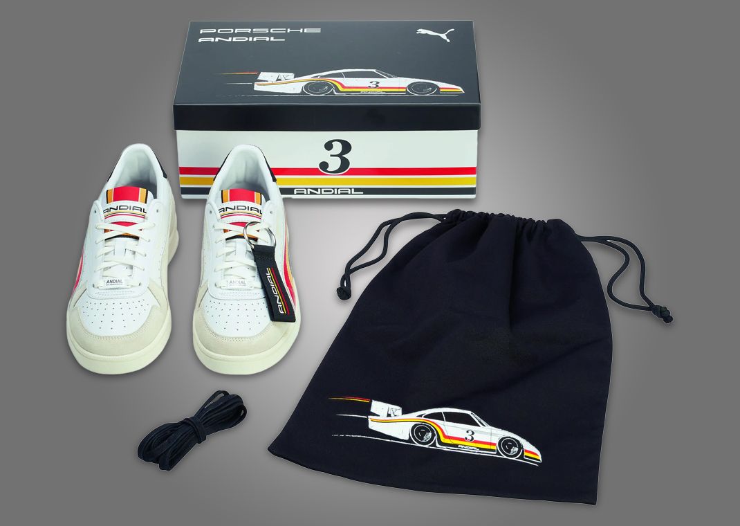 Porsche x Puma Indoor ANDIAL White Angle
