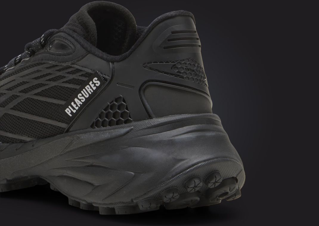 Pleasures x Puma Spirex Black Heel