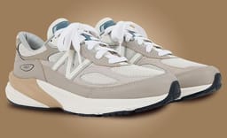 The New Balance 990v6 Made in USA Light Mushroom Moonrock Releases June 2025