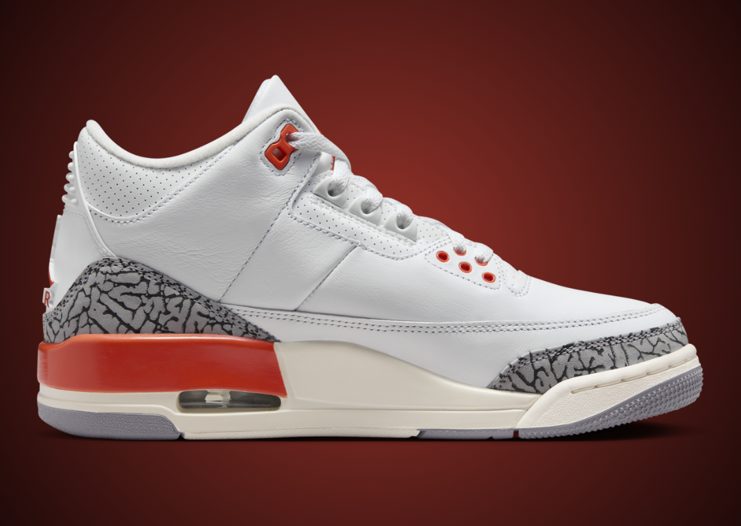 Air Jordan 3 Retro Georgia Peach (W) Medial