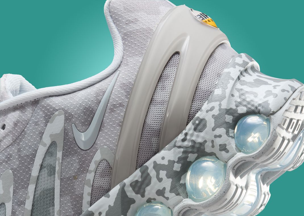 Cav Empt x Nike Air Max DN8 SP Silver Lilac Heel Detail