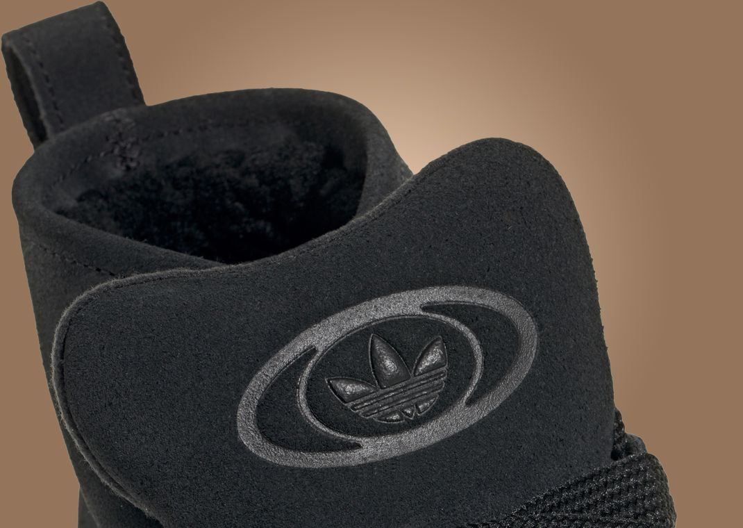 adidas Campus 00s Winter Mid Triple Black (W) - Tongue