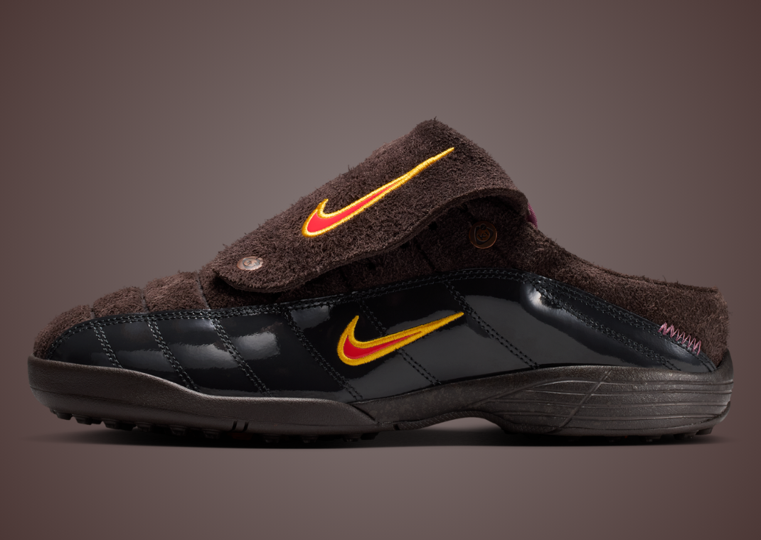 Kids of Immigrants x Nike T90 Mule Velvet Brown - Lateral