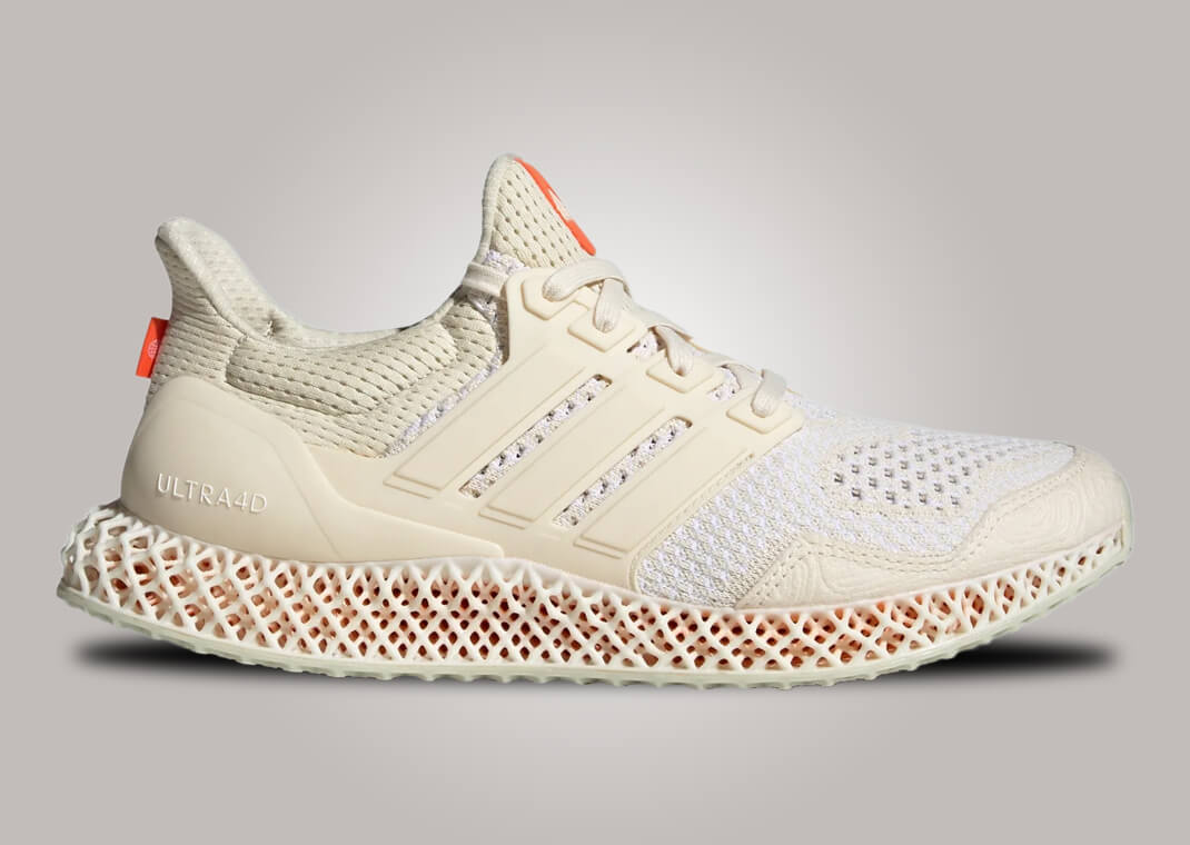 adidas Ultra 4D Wonder White Impact Orange