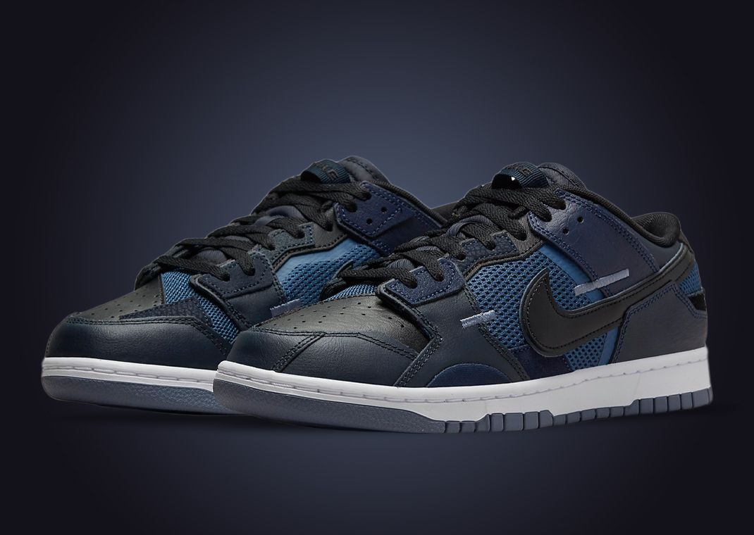 Nike Dunk Low Scrap "Navy Black"