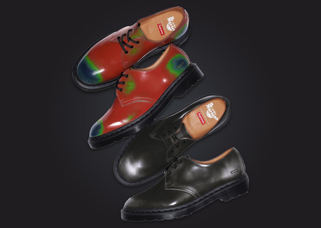 Supreme x Dr. Martens 1461 3-Eye Shoe Wear Away Pack