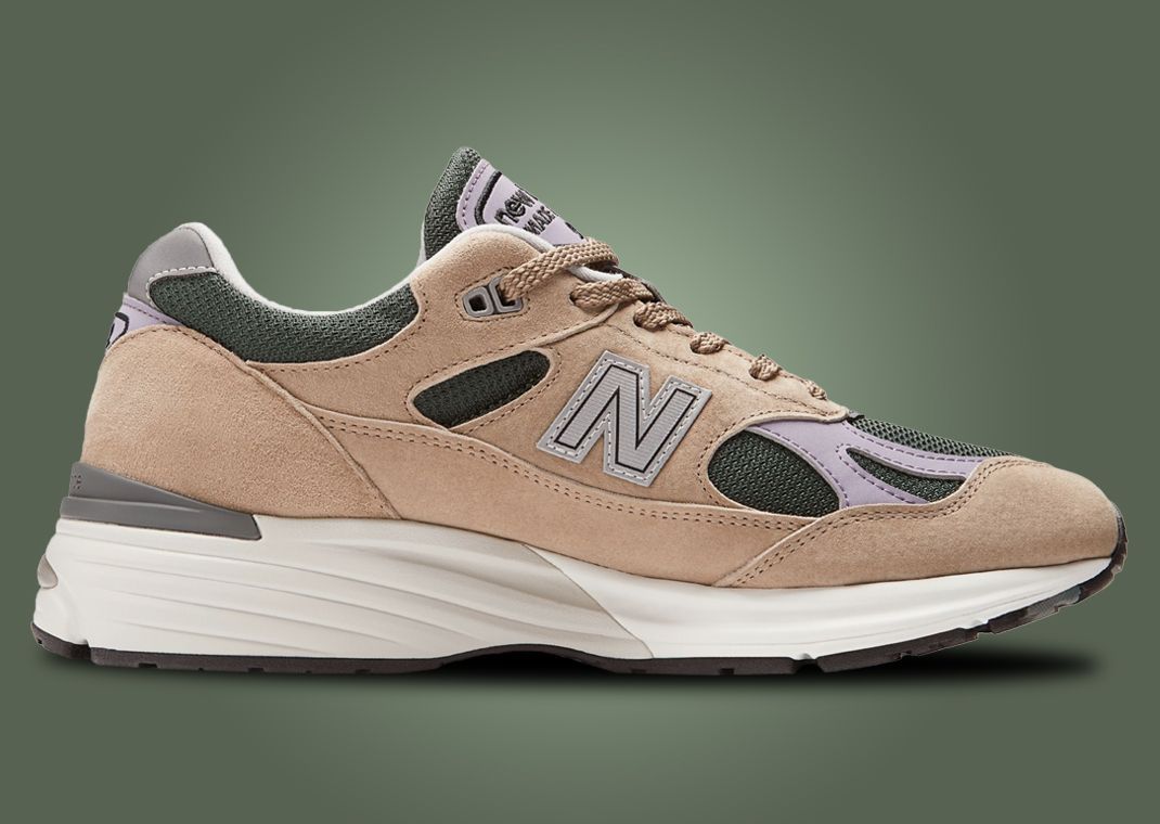 New Balance 991v2 Made in UK Essentially Offbeat Cement Medial