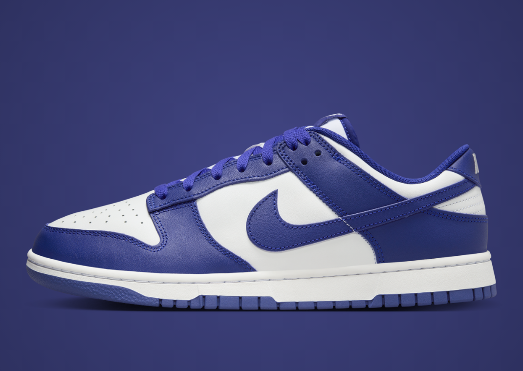 Nike Dunk Low White Concord Lateral