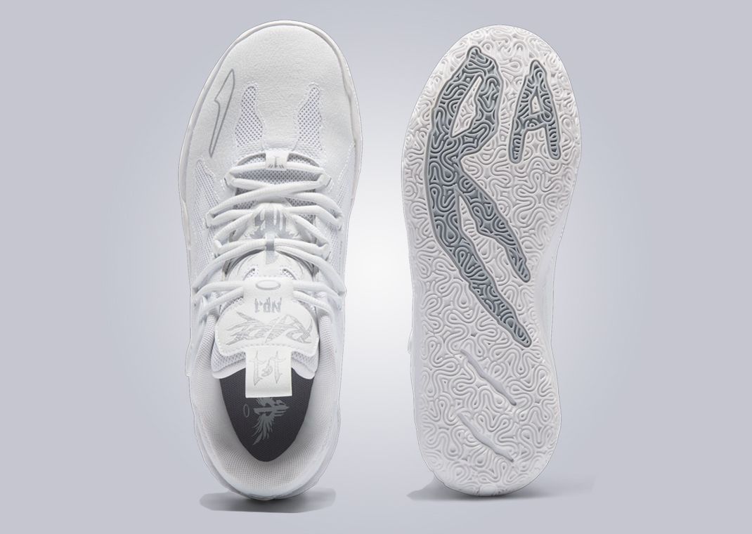 Puma MB.03 Low Triple White Top and Outsole
