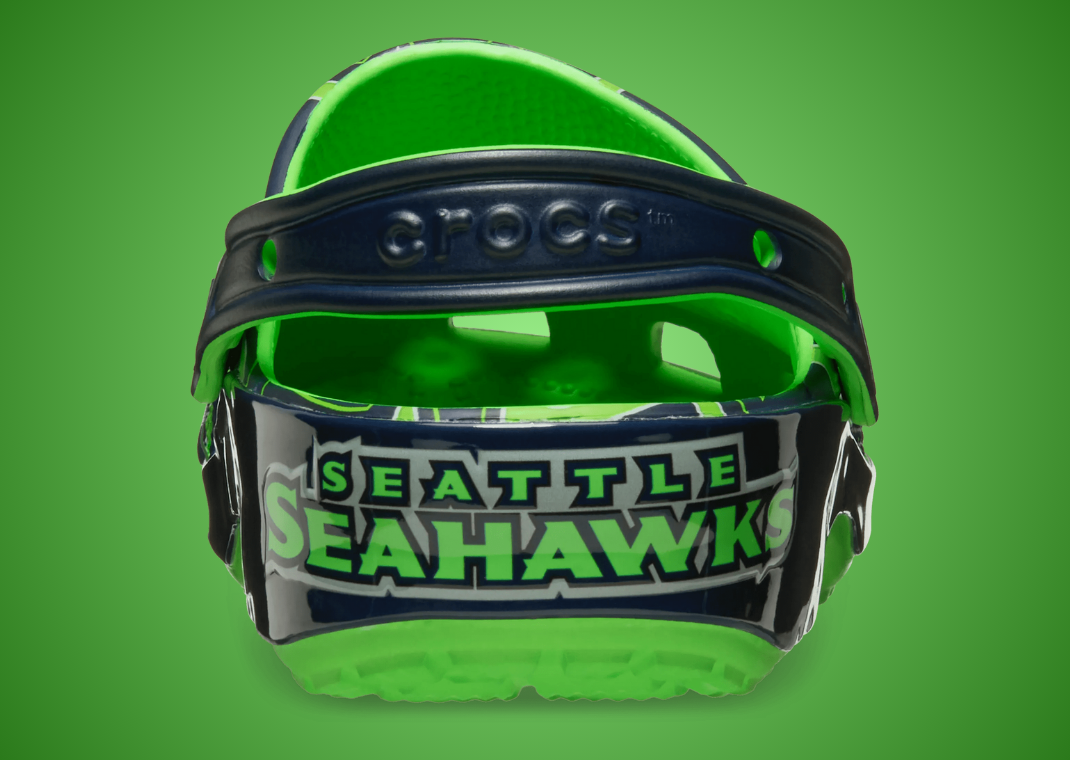 NFL x Crocs Classic Clog Seattle Seahawks - Back