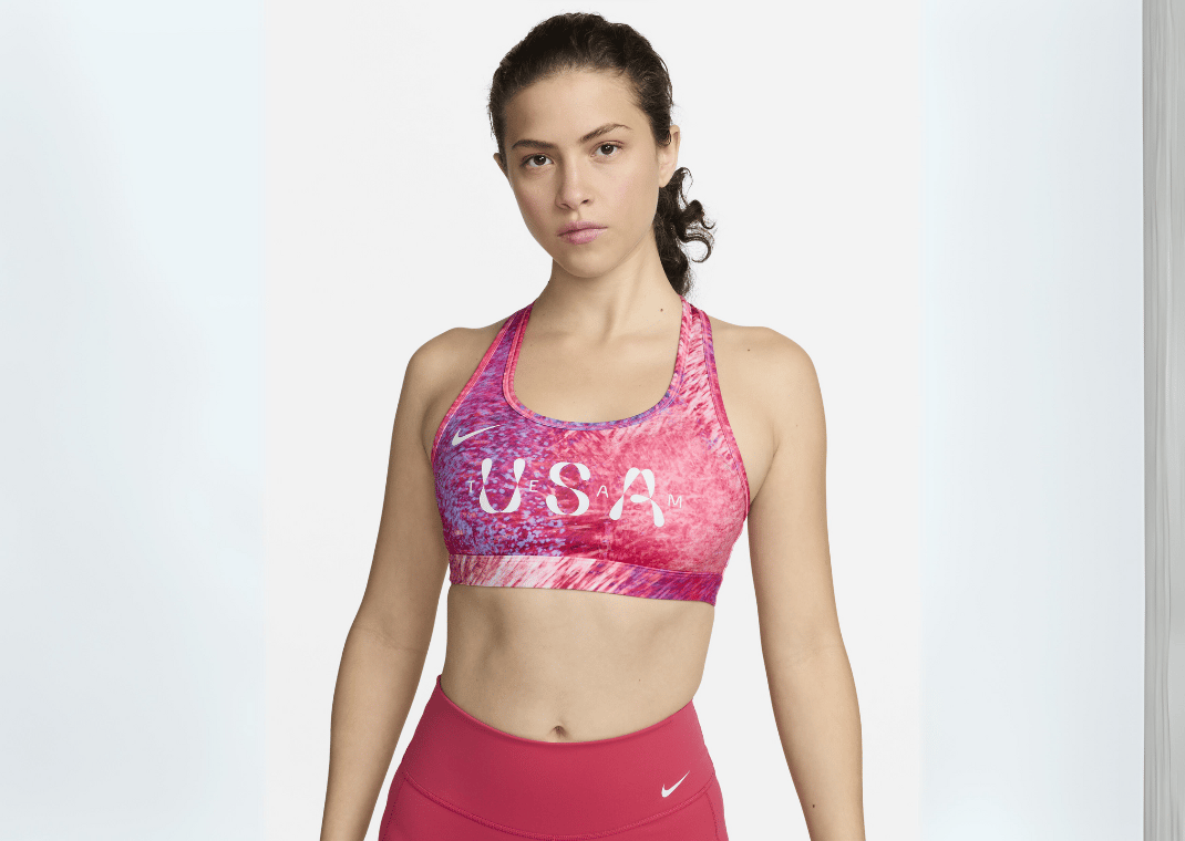 USA Swoosh Women's Nike Dri-FIT Padded Sports Bra