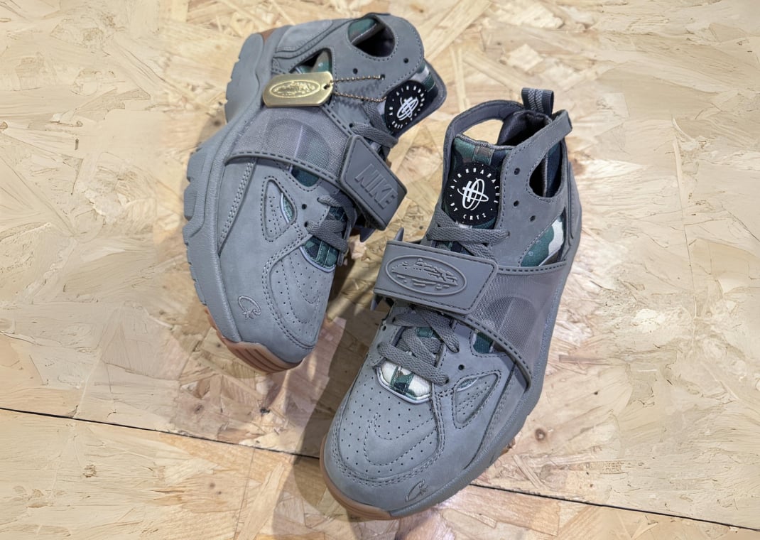 Corteiz x Nike Air Trainer Huarache Flat Pewter