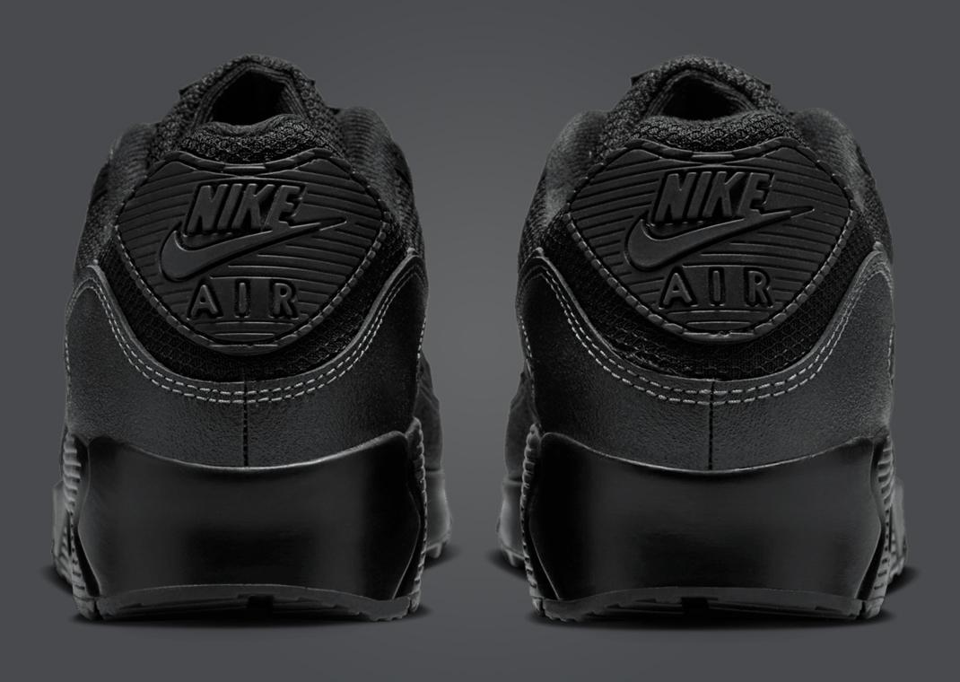 Nike Air Max 90 3M Swoosh Black Back