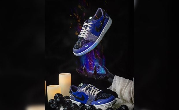 Zion Williamson x Air Jordan 1 Retro Low OG Voodoo Blue PE