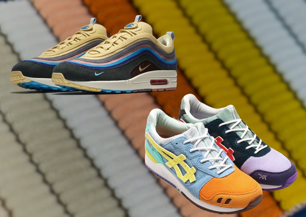 Sean Wotherspoon x Nike Air Max 1/97 (top) and Sean Wotherspoon x atmos x ASICS Gel-Lyte III (bottom)
