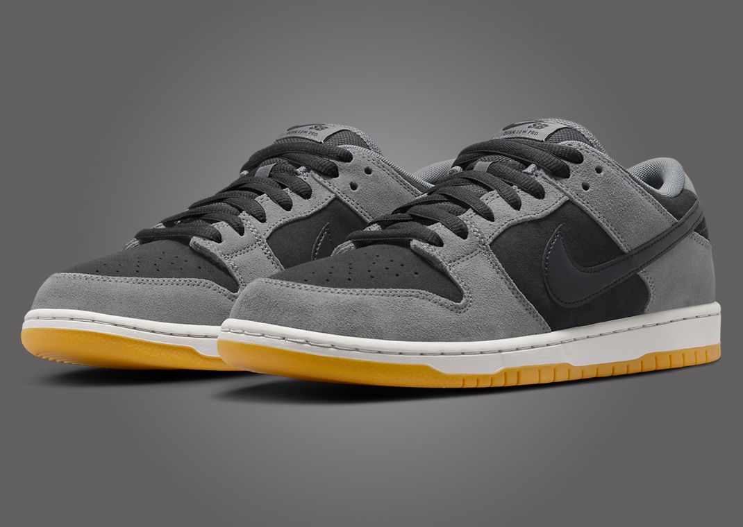 Nike SB Dunk Low Dark Smoke Grey Black Gum