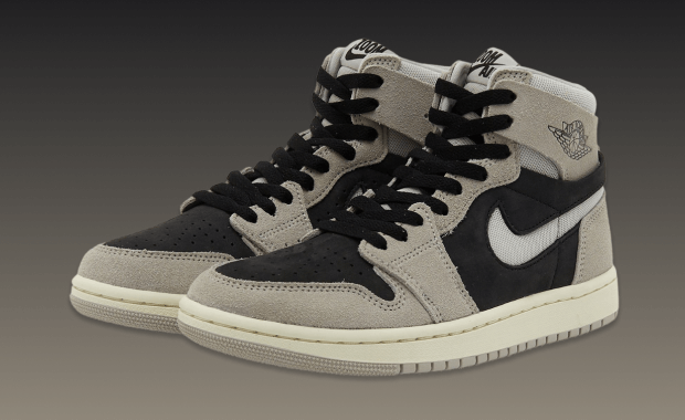 First Look At The Air Jordan 1 High Zoom CMFT 2 Light Iron Ore Black
