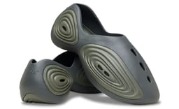 The Crocs Ripple is Futuristic in Graphite and Olive Green