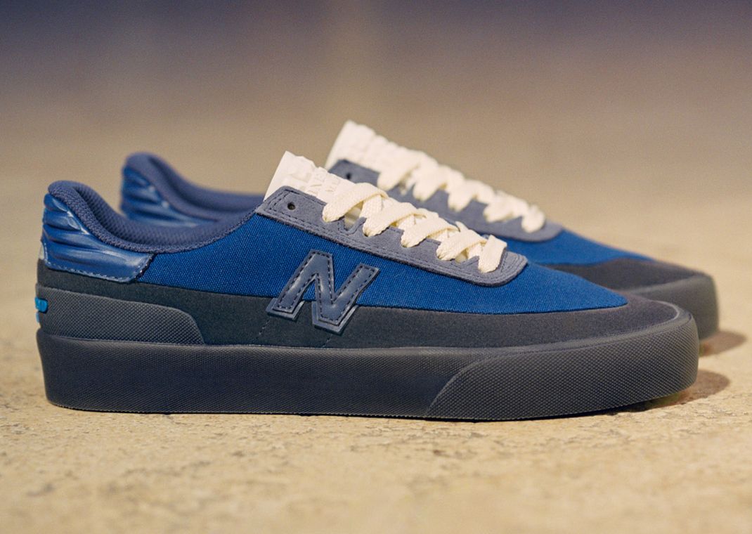 Stone Island x New Balance Numeric 272 Blue Angle
