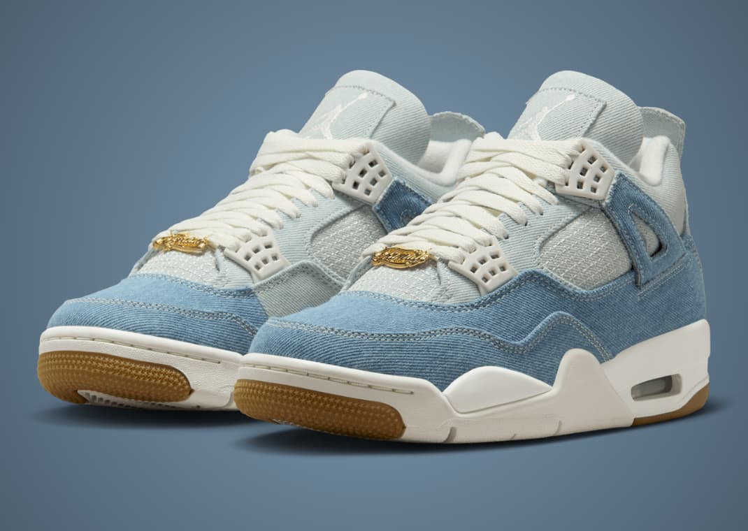 The Air Jordan 4 TEX Denim Sail Worn Blue Releases August 2025