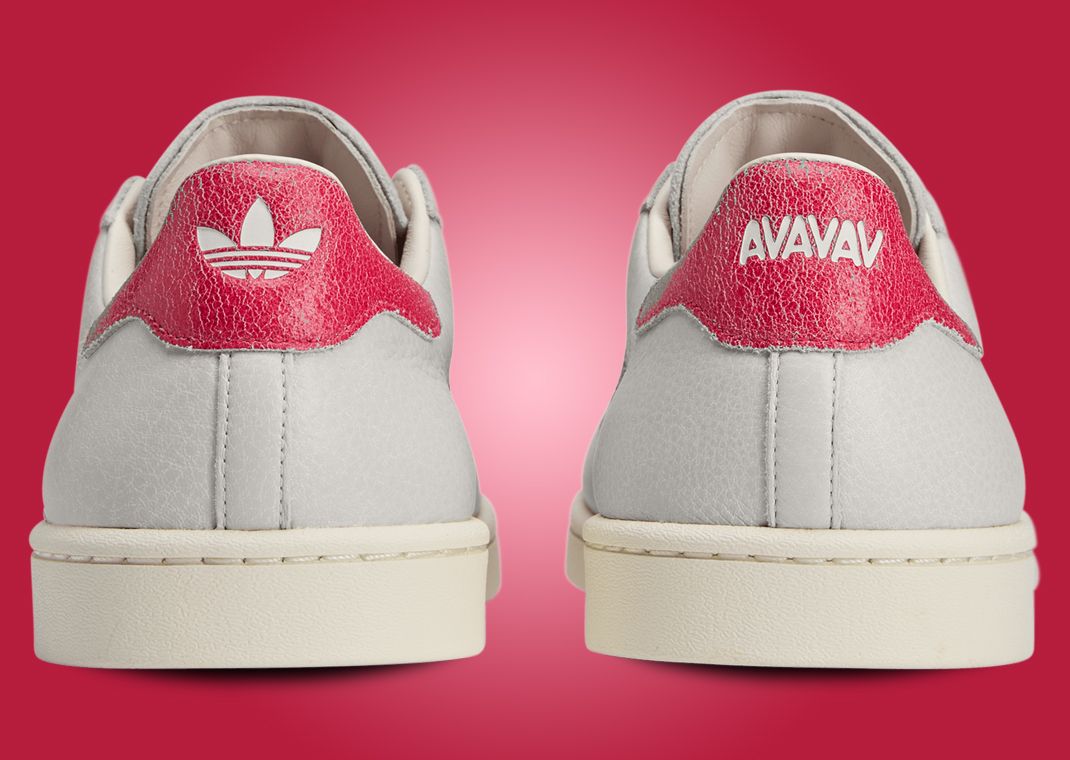 AVAVAV x adidas Modified Superstar Crystal White Red (W) Heel
