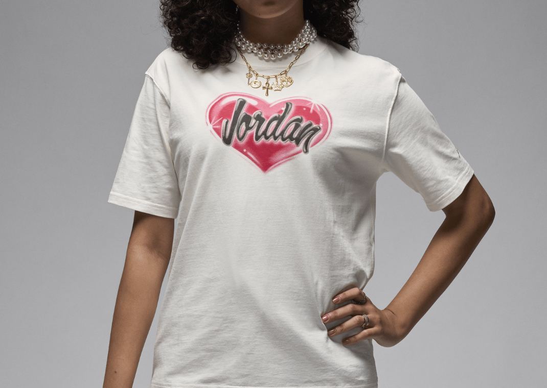 Jordan Heart Airbrush Women's T-Shirt