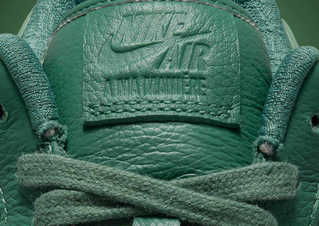 A Ma Maniere x Nike Air Force 1 WYWS Green Stone - Detail