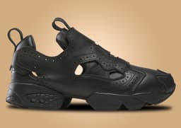 Engineered Garments x Reebok Instapump Fury 94 Black Lateral