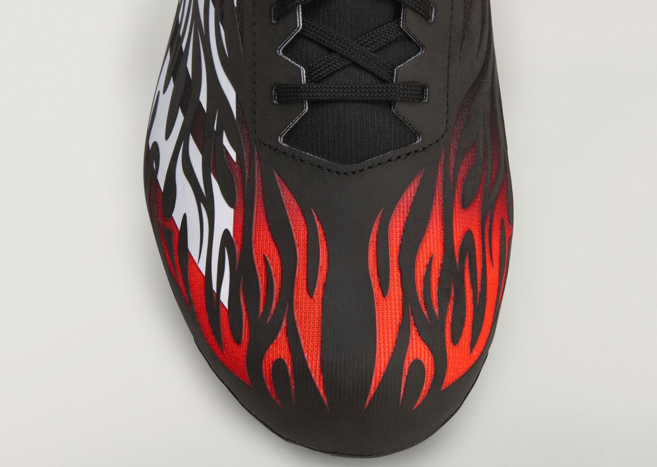 Hellstar x adidas Adizero Electric II Black Red - Toe Detail