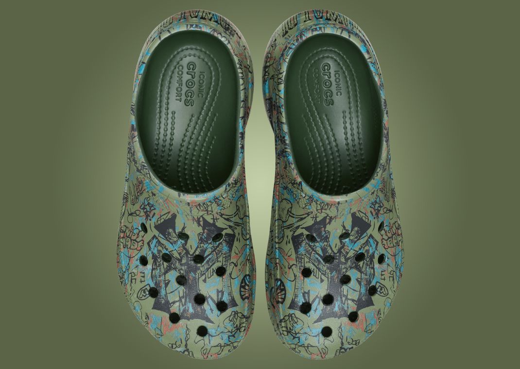 Mowalola x Crocs Bae Clog Forest Green Top
