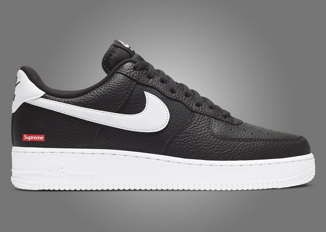 Supreme x Nike Air Force 1 Low Black White