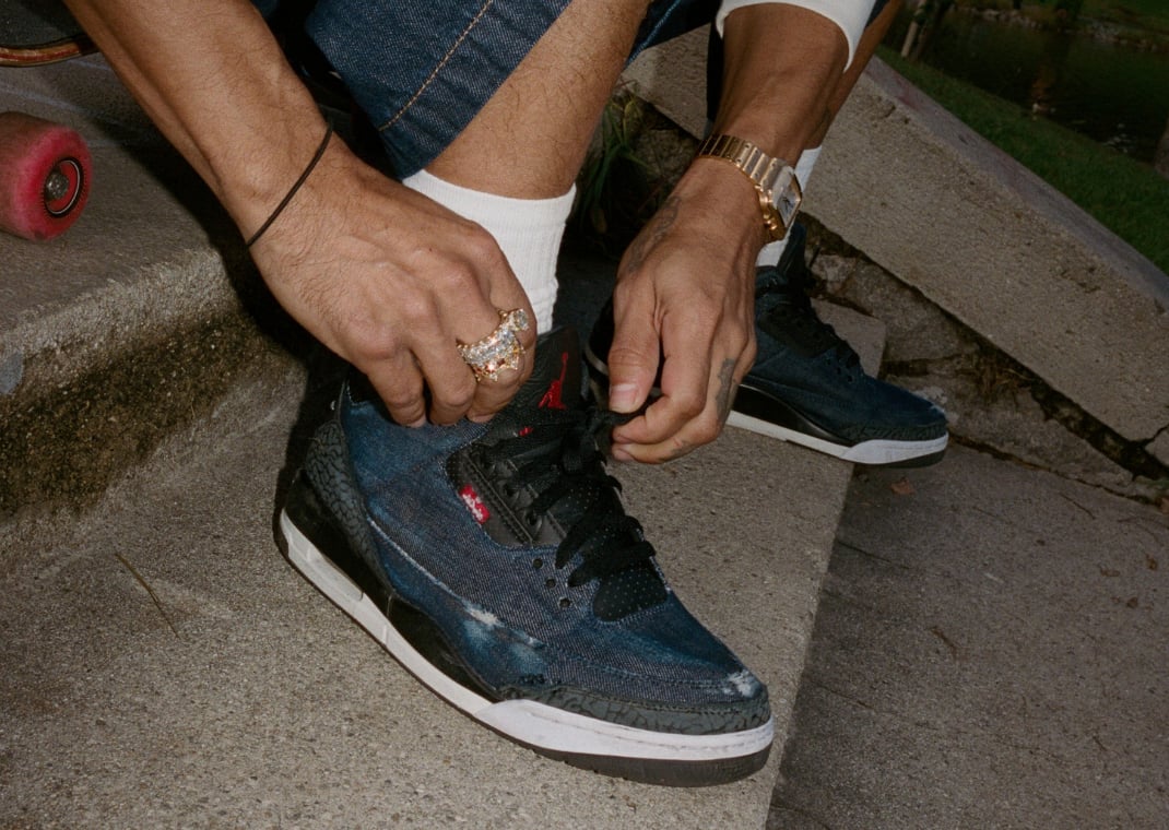 Levi's x Air Jordan 3 Collection Campaign