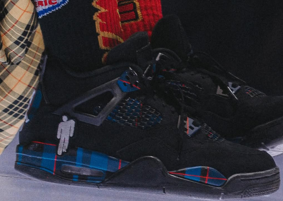 Billie Eilish's custom Air Jordan 4 Retro