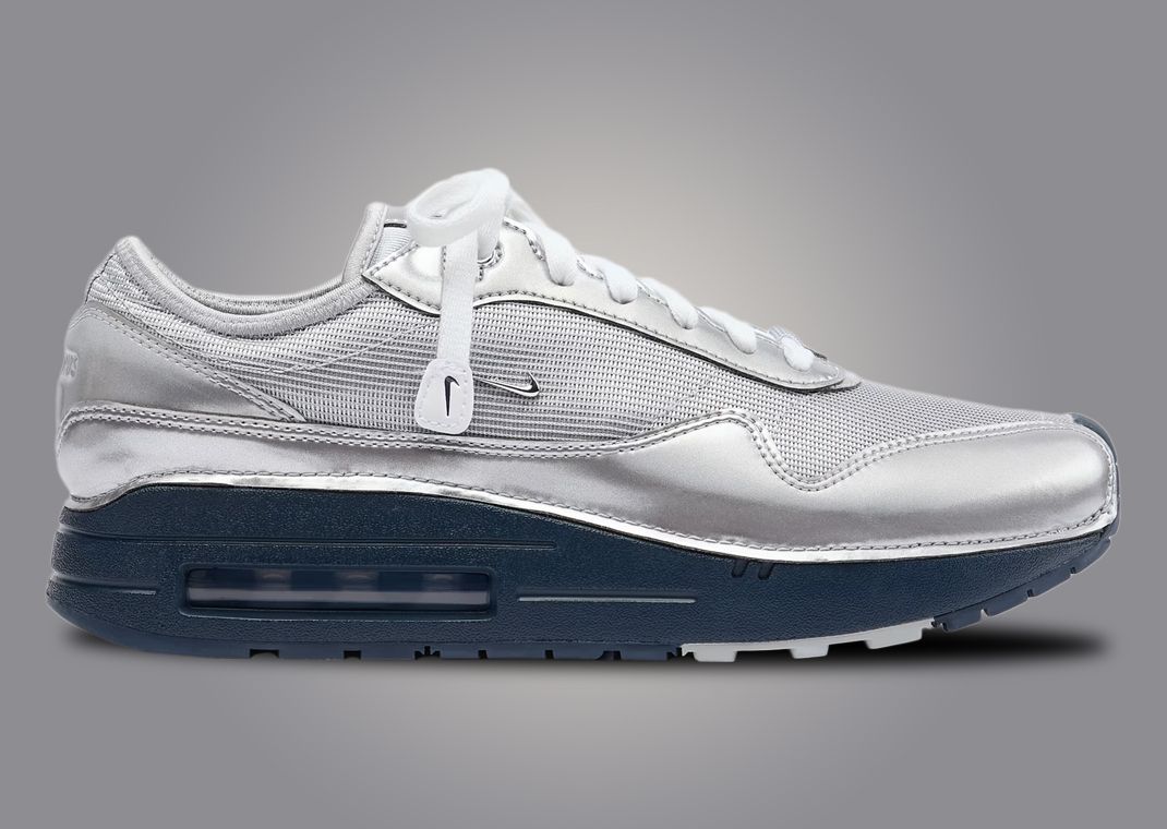 Jacquemus x Nike Air Max 1 '86 OG Metallic Silver (W) Lateral