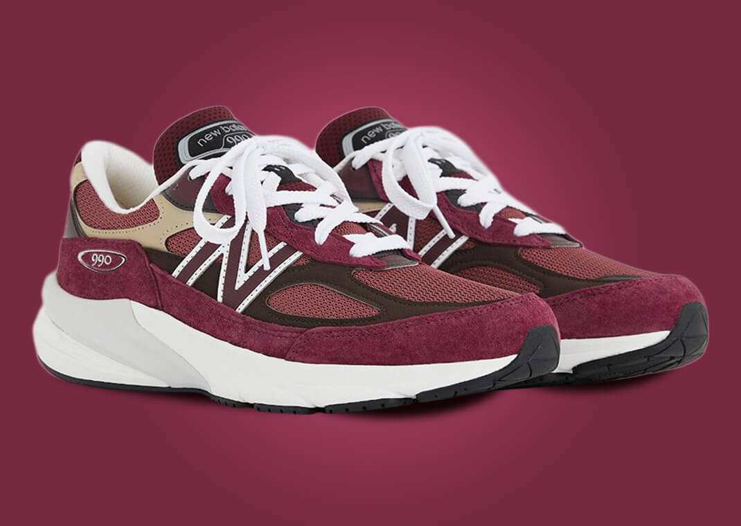 New Balance 990v6 Made in USA Burgundy